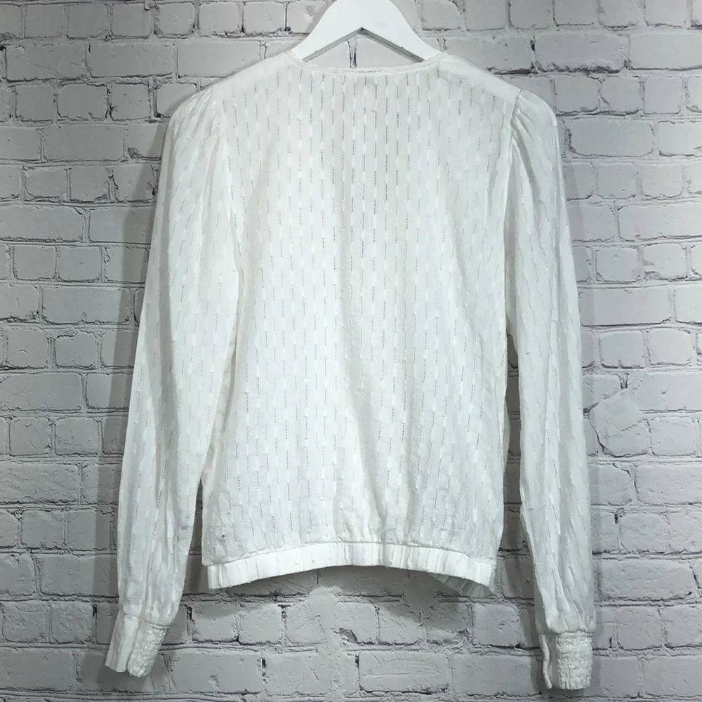 Roan + Ryan top white v-neck